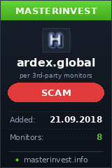 HYIP проект ARDEX GROUP LTD
