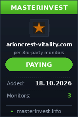 HYIP project Arioncrest-vitality