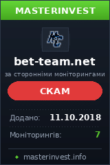 Инвестиционный проект Bet Team Инвестиционный проект Bet Team