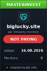 Инвестиционный хайп Biglucky Инвестиционный хайп Biglucky