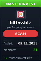 Инвестиционный хайп BIT INV LTD