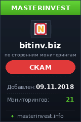 Инвестиционный хайп BIT INV LTD