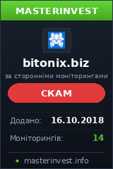 HYIP проект BITONIX HYIP проект BITONIX