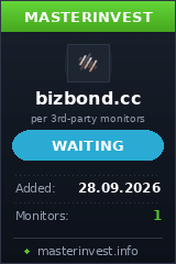 Investment HYIP bizbond.cc