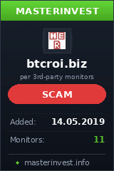 Инвестиционный хайп Btcroi Limited