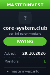 HYIP doubler core-system.club
