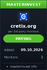 Investment HYIP cretix.org