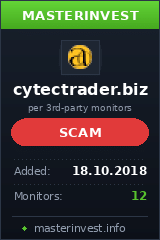 HYIP проект CYTEC TRADER LIMITED