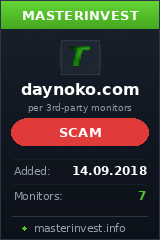 Инвестиционный хайп Daynoko Ltd