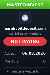 Хайп удвоитель Earnbybitdeposit Хайп удвоитель Earnbybitdeposit