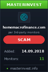 HYIP проект HOME Macro Finance