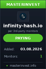 Инвест проект Infinity Hash Инвест проект Infinity Hash