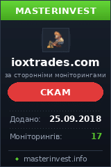 Инвест проект IOXTRADES Инвест проект IOXTRADES