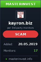 HYIP игра Kayron Limited