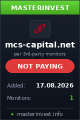 Хайп проект Mcs-capital Хайп проект Mcs-capital