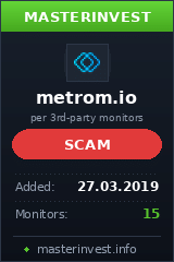 HYIP проект Metrom