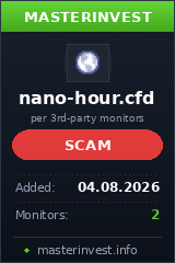 HYIP проект Nano-hour HYIP проект Nano-hour