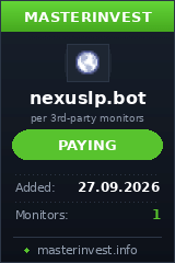 HYIP doubler nexuslp.bot