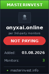 HYIP проект Onyxai Ltd
