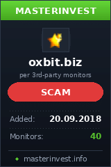 Игровой хайп проект OXBIT TRADERS LTD