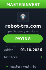 Investment HYIP robot-trx.com