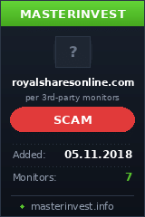 Инвестиционный хайп Royalsharesonline Инвестиционный хайп Royalsharesonline