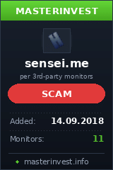 Инвестиционный хайп Sensei