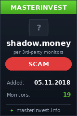 Игровой хайп проект Shadow Money