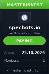 HYIP game Specbots