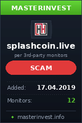 HYIP проект Splash Coin Ltd