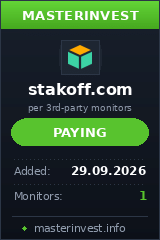 Gaming HYIP project Stakoff