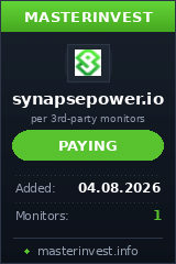 HYIP игра Synapsepower HYIP игра Synapsepower