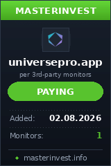 HYIP игра Universepro HYIP игра Universepro