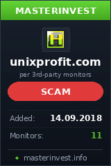 HYIP проект UNIXPROFIT LTD