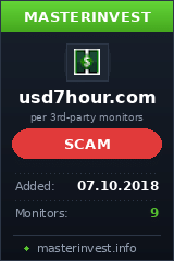HYIP проект Usd 7 Hour Investment HYIP проект Usd 7 Hour Investment