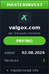 HYIP проект Valgox HYIP проект Valgox