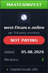 Хайп проект West-finance Хайп проект West-finance