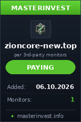 Gaming HYIP project zioncore-new.top