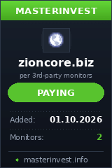 Gaming HYIP project Zion Core