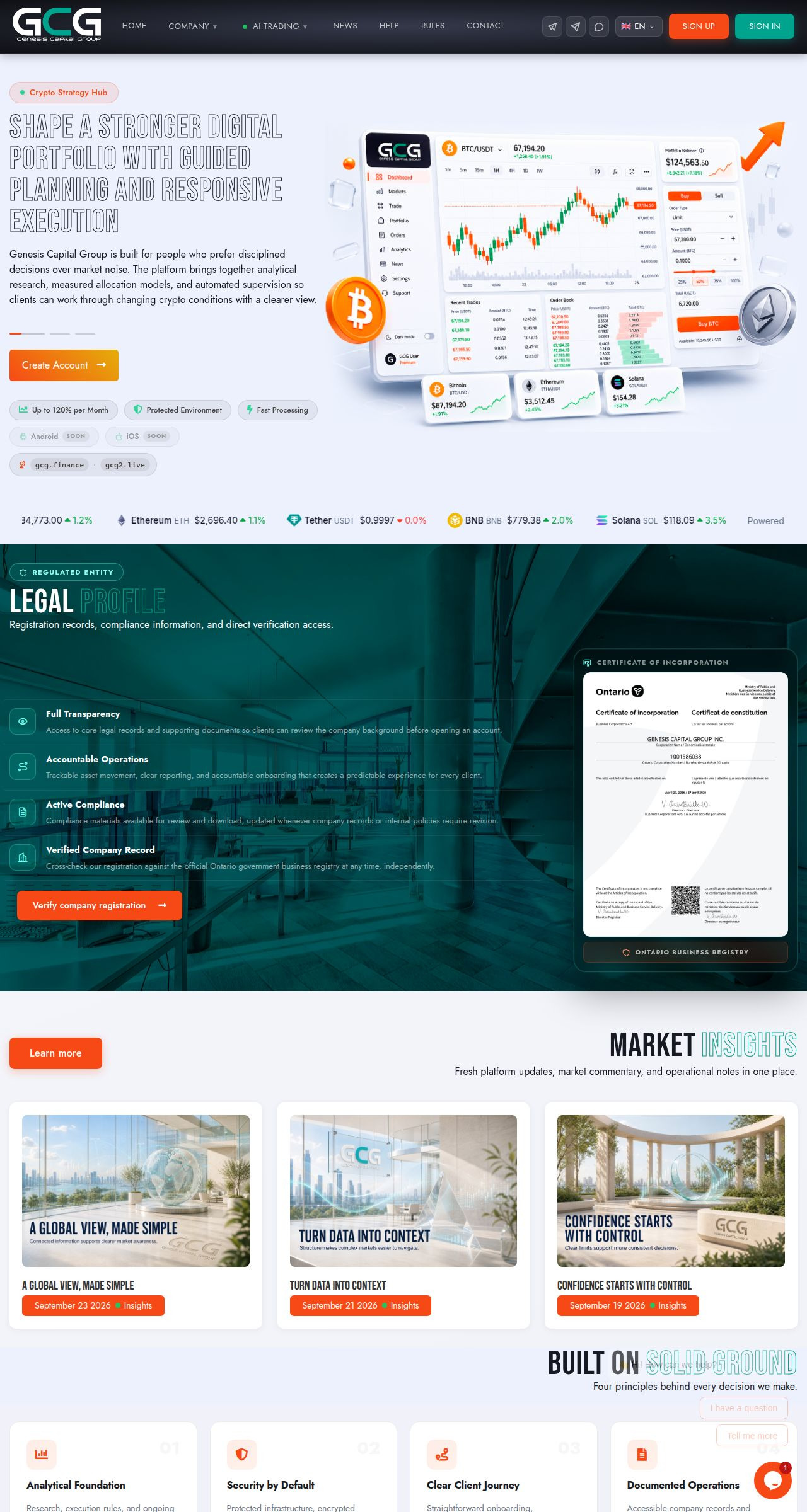 HYIP game Genesis Capital Group