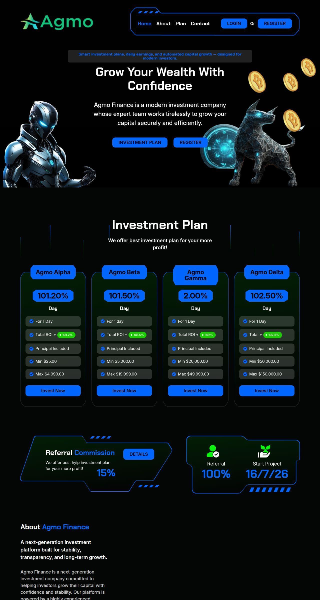 Инвест проект Agmo Инвест проект Agmo