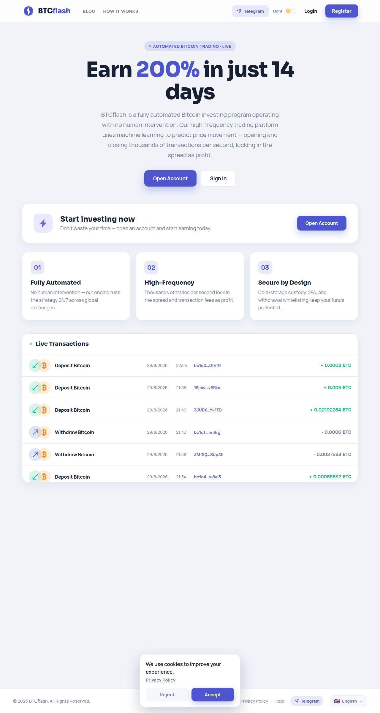 Хайп игра BTCflash Хайп игра BTCflash