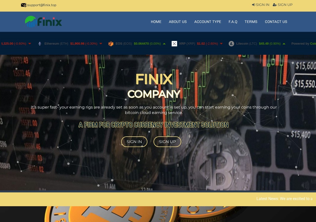 Хайп проект Finix Хайп проект Finix