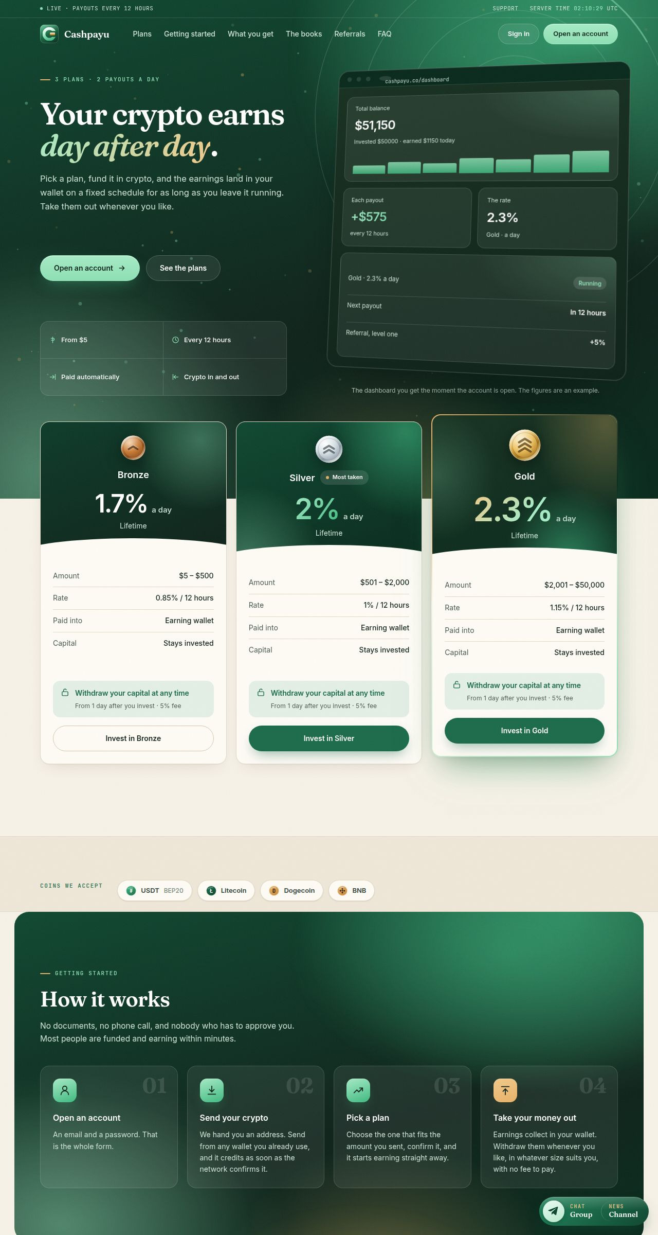 HYIP game Cashpayu