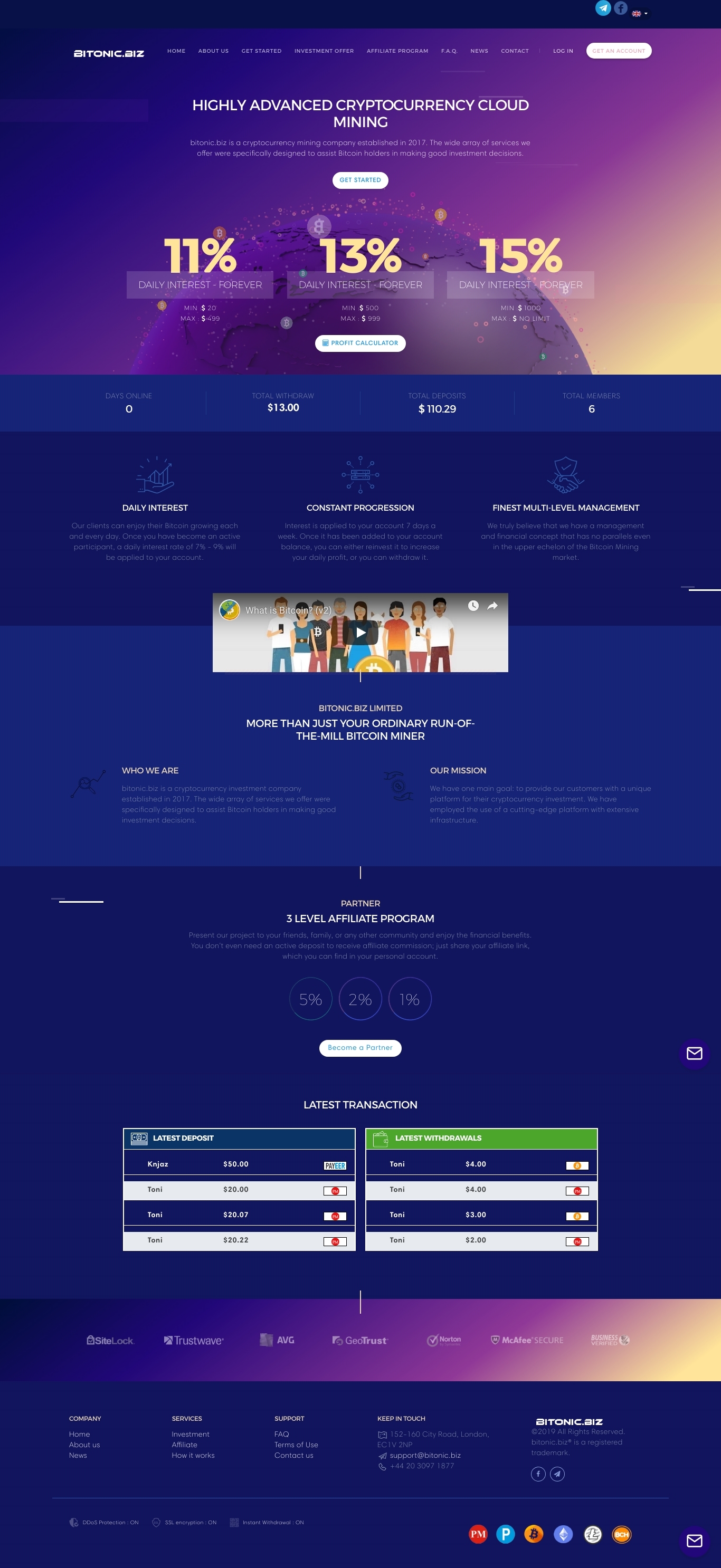 Игровой хайп проект Bitonic