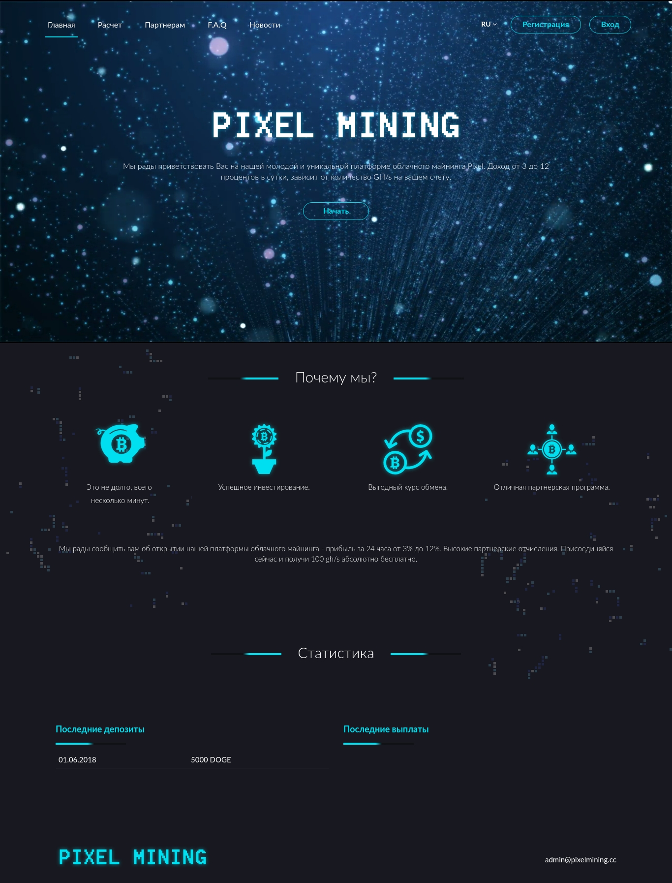 Хайп проект Pixelmining.cc