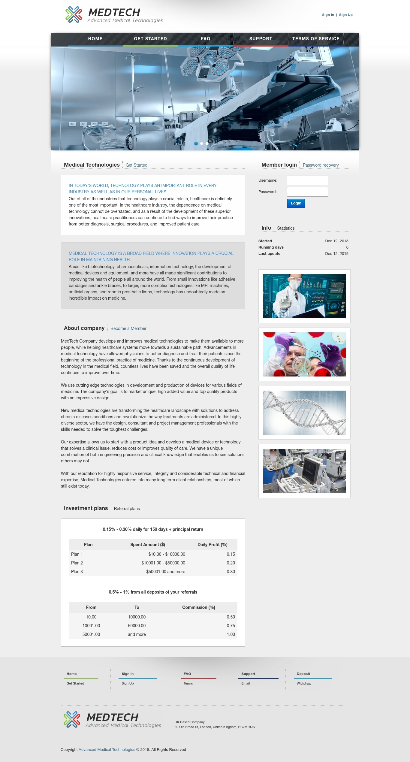 Инвестиционный проект Medtech