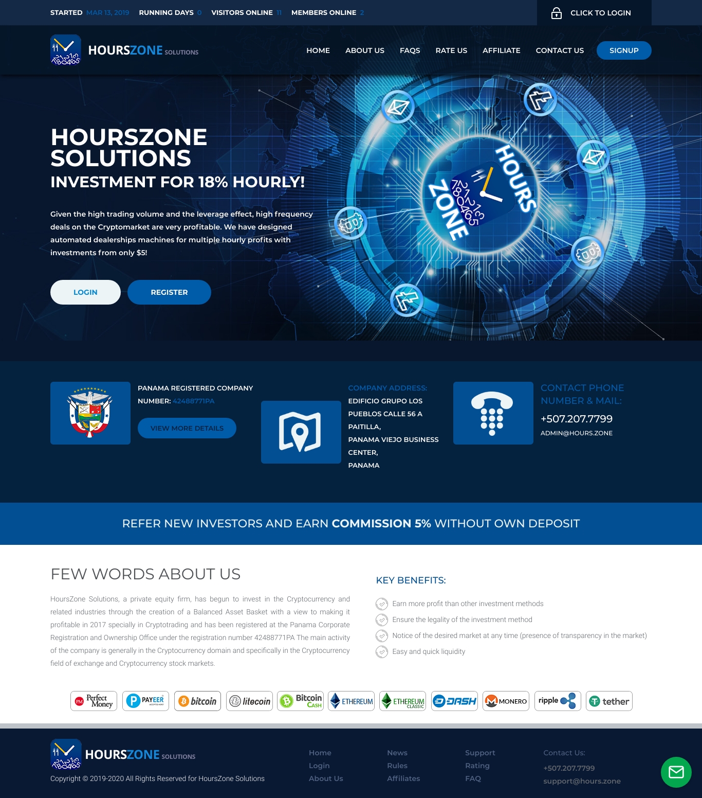 Инвестиционный проект Hours