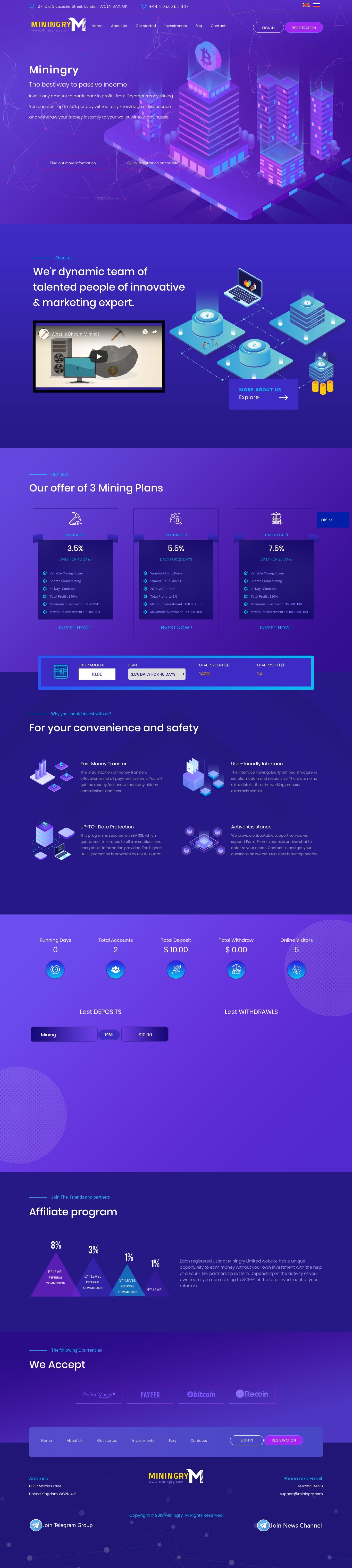 Игровой хайп проект Miningry Игровой хайп проект Miningry
