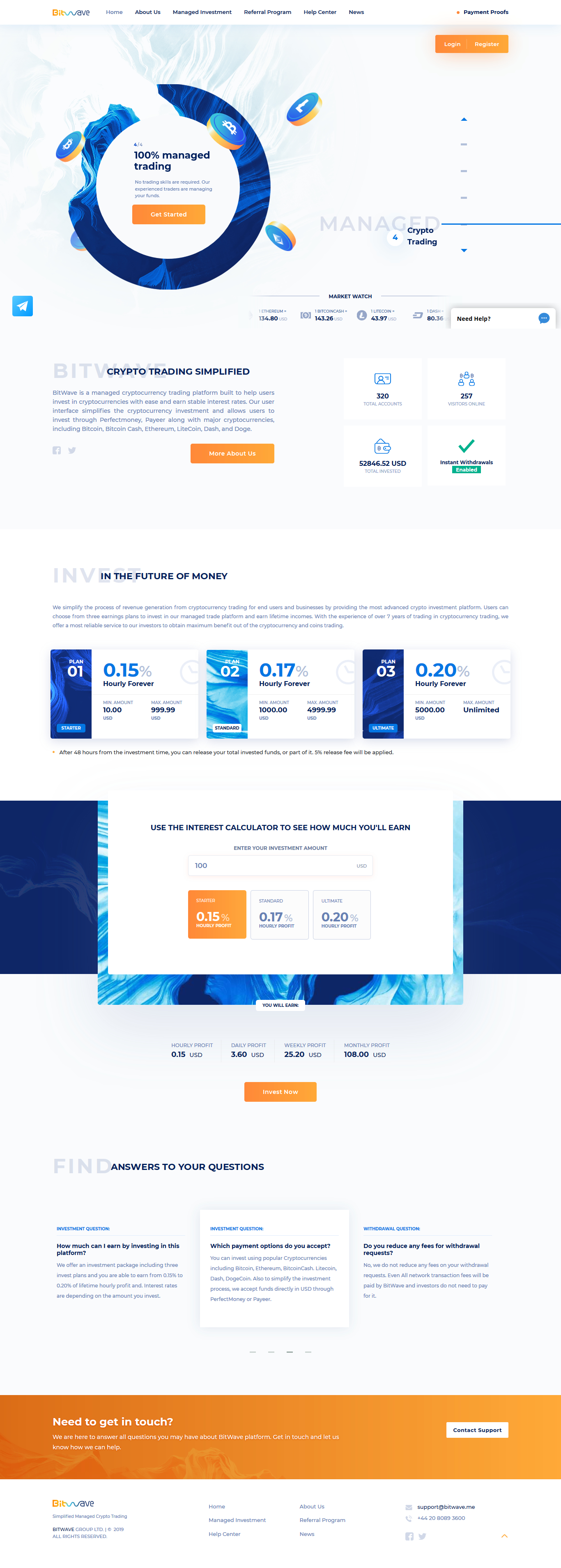 Хайп проект Bitwave